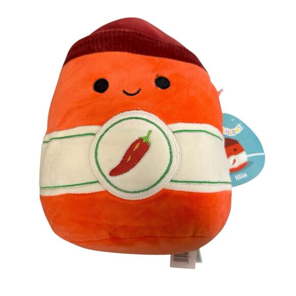 Squishmallows Illia the Red Chili Sriracha Child Plush 7.5 in Toy New - Picture 1 of 5